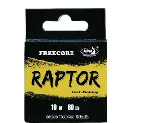 Katran Šňůrka Raptor Free Core 10m 60lb Camo Brown