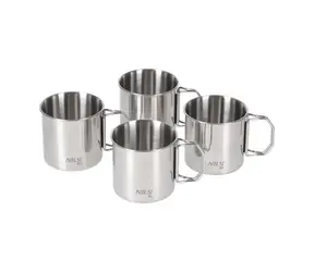 NILS Camp NC1762 / Kempingová sada 4 hrnků / 300 ml