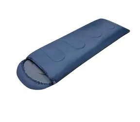NILS Camp NC2107 modro-šedý / Prodloužený spací pytel / 180+30 cm x 70 cm / 15 °C | 4 °C