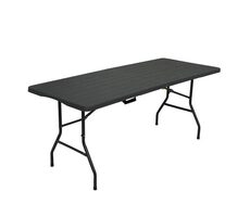 NILS Camp NC1618 antracitový / Skládací kempingový stůl / Nosnost: 150 kg