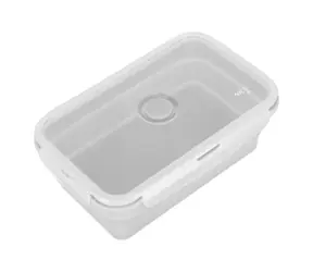 NILS Camp NC4105 1200ml šedý / Skládací svačinový box 