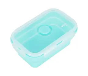 NILS Camp NC4105 500ml mátový / Skládací svačinový box 
