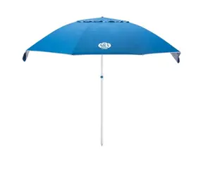 NILS Camp NC7822 XL 190 cm modrý / Slunečník / Průměr: 190 cm / Výška: až 220 cm