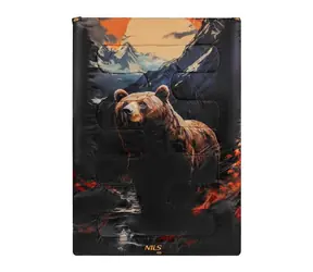 NILS Camp NC3601 Bear 3v1 / Spací pytel / 200 x 140 cm / 10 °C | 0 °C