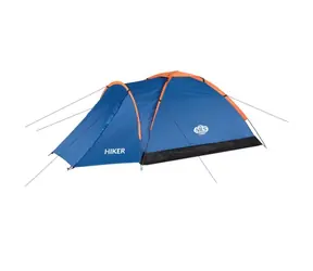 NILS Camp NC6010 Hiker modrý / Turistický stan / 2 osoby / 70+205 x 150 x 105 cm / vodní sloupec: 3000mm