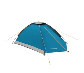 NILS Camp NC6033 Nightfall modrý/světle šedý / Turistický stan / 2 osoby / 205+60 x 150 x 105 cm / vodní sloupec: 2500mm