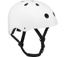 LIONELO Dětská cyklistická přilba 50-56cm bílá