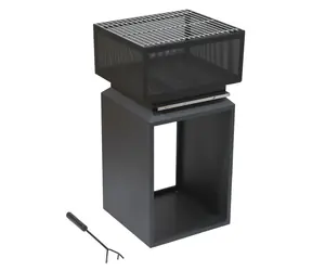 Cattara Ohniště CUBE s mřížkou 74cm 