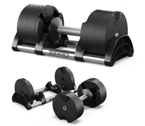 ZIPRO činky s nastavitelnou zátěží KULATÉ 24 kg