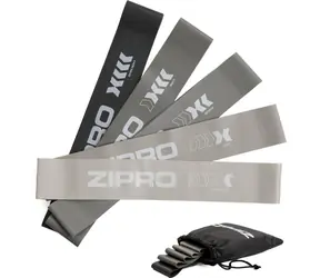 ZIPRO Mini Band Latex Posilovací gumy 5 ks 