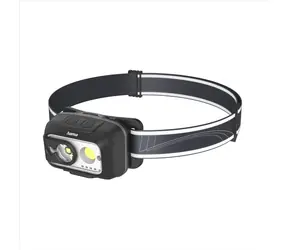 Hama HL500-C LED čelovka černá / nabíjecí / 500 lm / 110 m / IP44