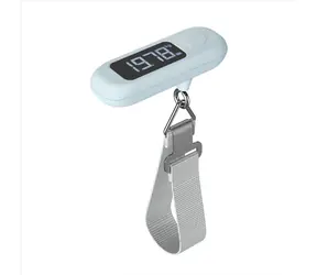 Hama příruční váha na zavazadla bílá / digitální / do 50 kg/110 lb