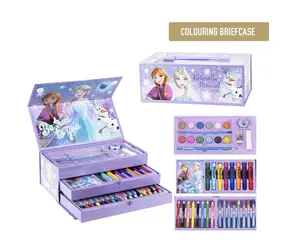 Cerdá Colouring Stationery set Briefcase Frozen - sada výtvarných potřeb