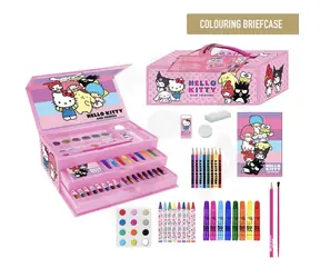 Cerdá Colouring Stationery set Hello Kitty - sada výtvarných potřeb
