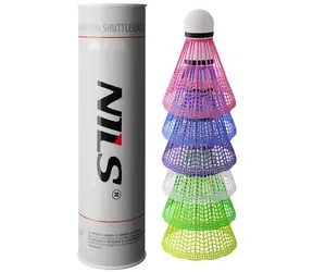 NILS NBL6026 Badmintonové míčky multicolor 6 ks