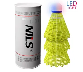 NILS NBL6293 Badmintonové míčky s LED 3 ks