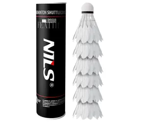 NILS NBL6206 Badmintonové míčky z peří 6 ks