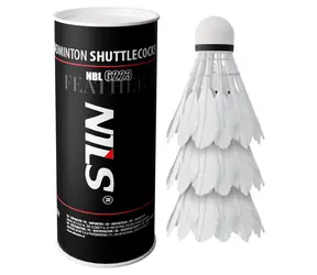 NILS NBL6223 Badmintonové míčky z peří s LED 3 ks