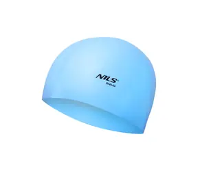 NILS Aqua NQC BL01 Silikonová čepice světlemodrá