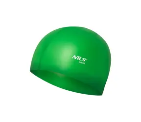 NILS Aqua NQC GR02 Silikonová čepice zelená