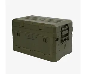 NILS Camp NCB4003 Skládací box s víkem 42L zelený