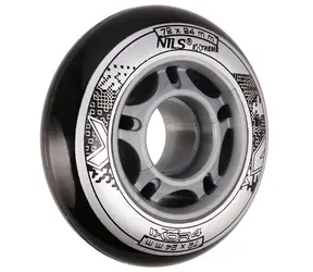 NILS Extreme PU 72x24 Kolečka černé (4ks)
