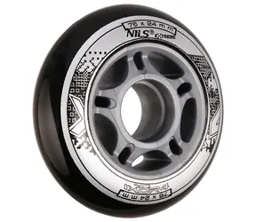 NILS Extreme PU 76x24 Kolečka černé (4ks)