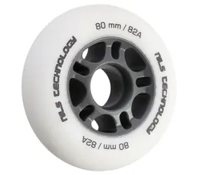 NILS Extreme PU 80x24 82A Matná kolečka bílá 4 ks