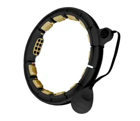 HMS HHM13 Masážní hula hoop se závažím. magnety a počítadlem černá