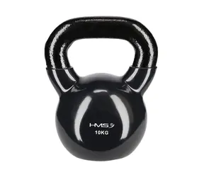 HMS KNV10 Kettlebell pokrytý vinylem 10 kg černý