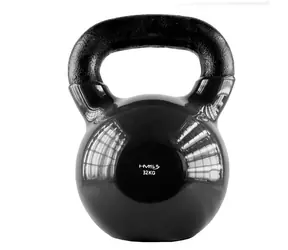 HMS KNV32 Kettlebell pokrytý vinylem 32 kg černý