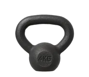 HMS KZG04 Litinový kettlebell 4 kg černý