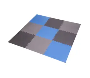 One Fitness MP10 Ochranná puzzle podložka modro-šedá