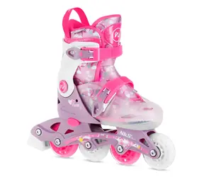 NILS Fun NJ1025 FLIPZY RŮŽOVÉ VEL.S(31-34) KOLEČKOVÉ BRUSLE 