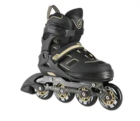 NILS EXTREME NA14174 ČERNO-BÉŽOVÉ VEL. M (35-38) KOLEČKOVÉ BRUSLE NILS