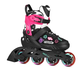 NILS EXTREME NA2053A VIBE RŮŽOVÉ VEL.M(37-40) KOLEČKOVÉ BRUSLE 