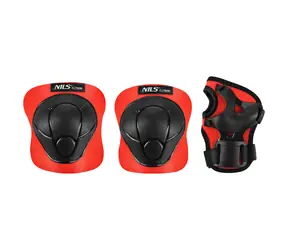 NILS EXTREME H210 ČERVENÁ VEL.XS SOUPRAVA CHRÁNIČŮ 