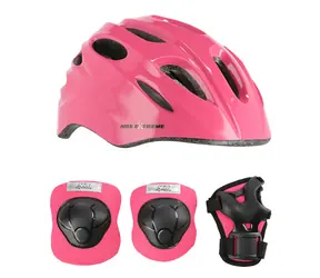 NILS EXTREME MTW01+H210 RŮŽOVÁ VEL.S HELMA S CHRÁNIČI 