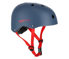 NILS EXTREME MTW001-1 ŠEDO-ČERVENÁ VEL.M(55-58CM) HELMA 