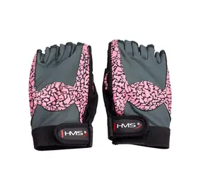 HMS FITNESS RUKAVICE RŮŽOVÉ RST03  VEL. M