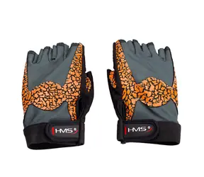 HMS FITNESS RUKAVICE ORANŽOVÉ RST03  VEL. M