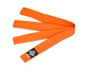 BUSHIDO OBI-O 280 CM ORANŽOVÝ PÁS KE KIMONU DBX 