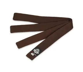 BUSHIDO OBI-BR 280 CM HNĚDÝ PÁS KE KIMONU DBX 