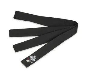 BUSHIDO OBI-BK 280 CM ČERNÝ PÁS KE KIMONU DBX 