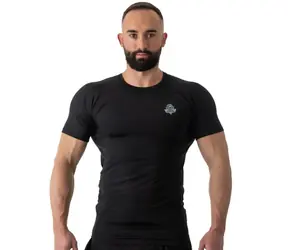 BUSHIDO RS BLACK VEL.L PÁNSKÉ TRÉNINKOVÉ TRIČKO RASHGUARD DBX 