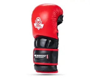 BUSHIDO WARRIOR VEL.XL ČERVENÉ PRÉMIOVÉ MMA RUKAVICE DBX 