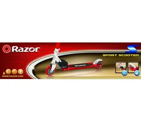 Razor 13073058 S Kids classic koloběžka černo-červená / od 5 let