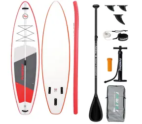 FunWater Nafukovací Paddleboard SUPFW69C 335cm červeno-bílá / příslušenství 