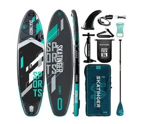 SKATINGER Nafukovací Paddleboard Yoga SUP 350cm šedá / příslušenství