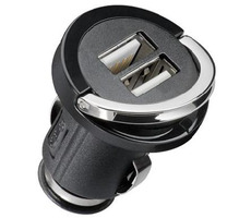 Cabstone Napájecí 12-24V autoadaptér na 2xUSB 2.1A s nízkým profilem